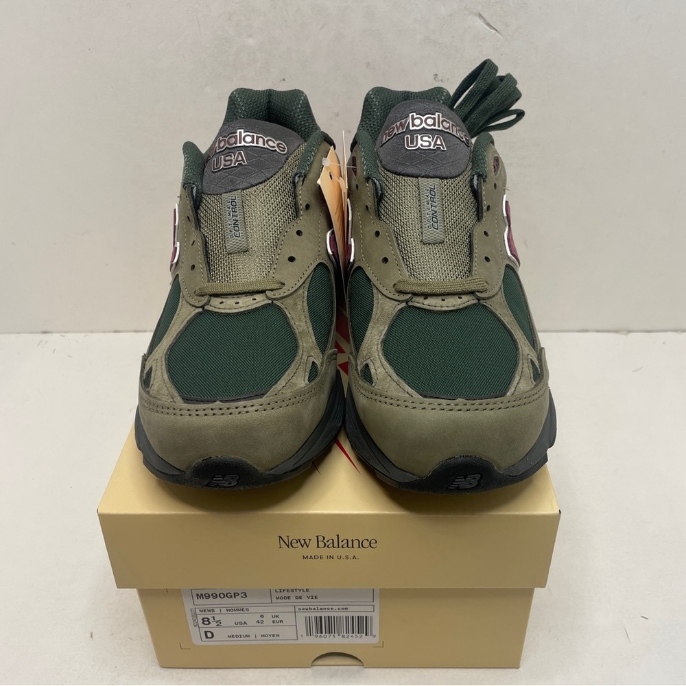 New Balance 990v3 X Teddy Saints “Green Purple” 2023 - Picture 2 of 4